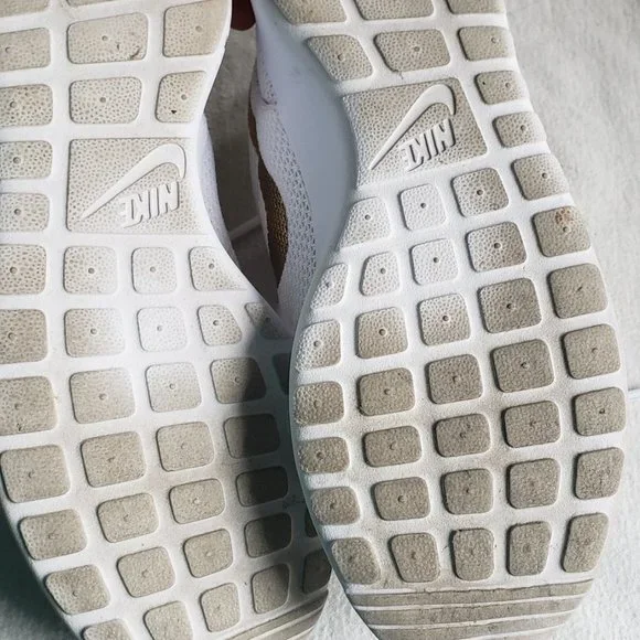 White Gold Nike Sneakers. - Picture 3 of 8